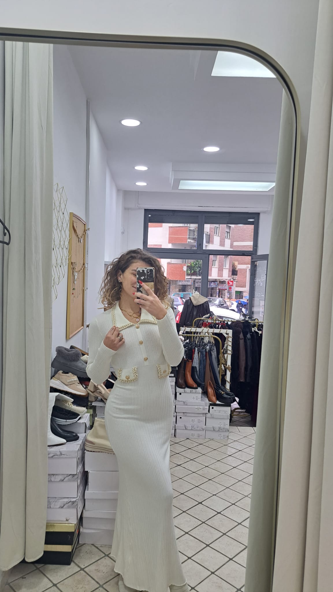 Abito lungo in maglia