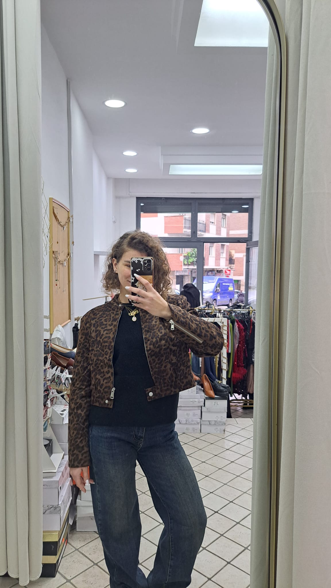 Giubbotto con fantasie