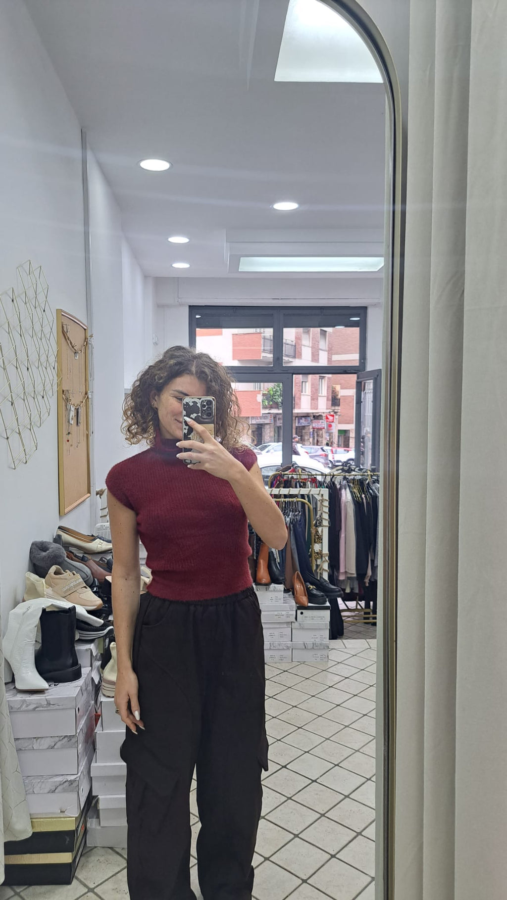 Pantalone Cargo felpato