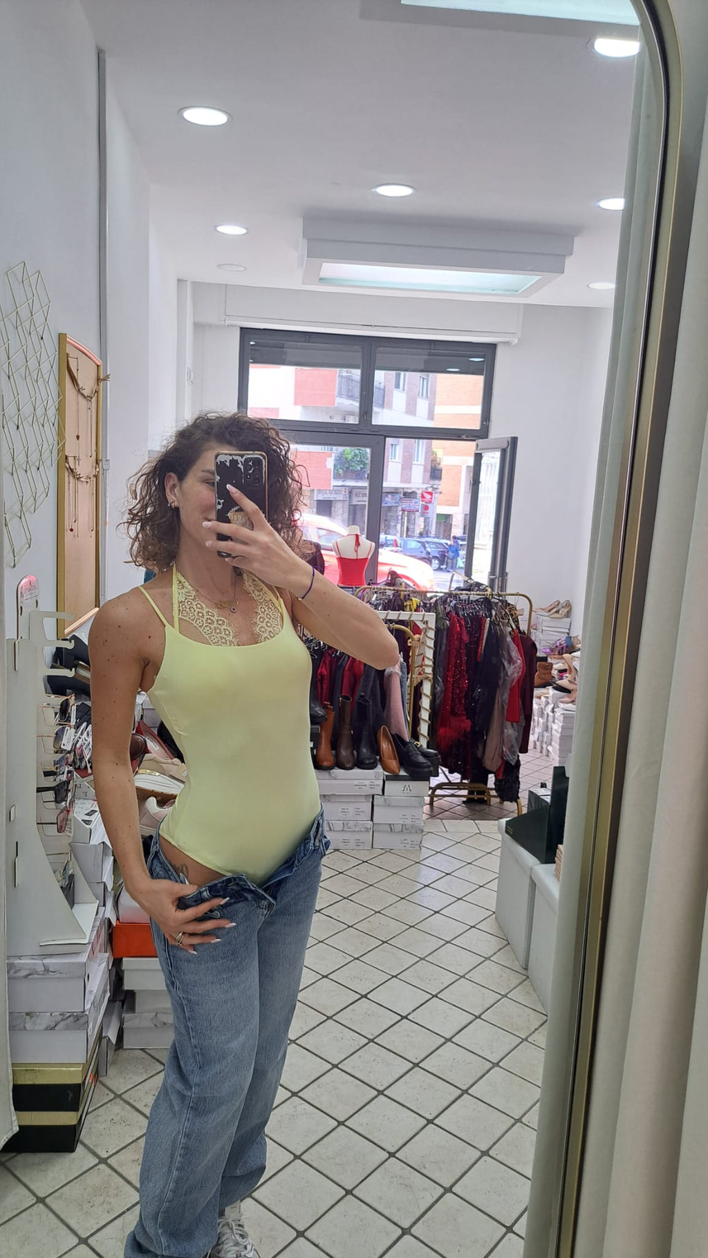 Body con dettaglio merlettato