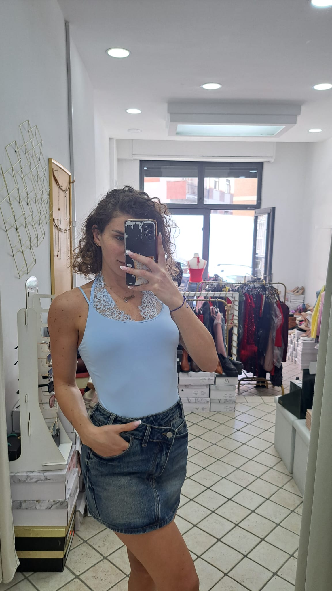 Body con dettaglio merlettato