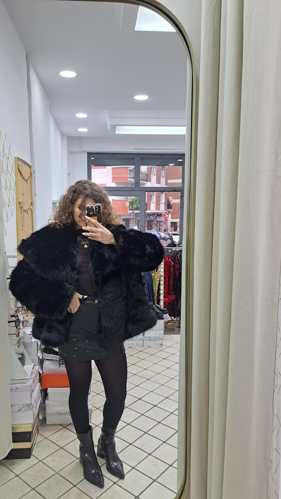Gonna in ecopelle Francesca