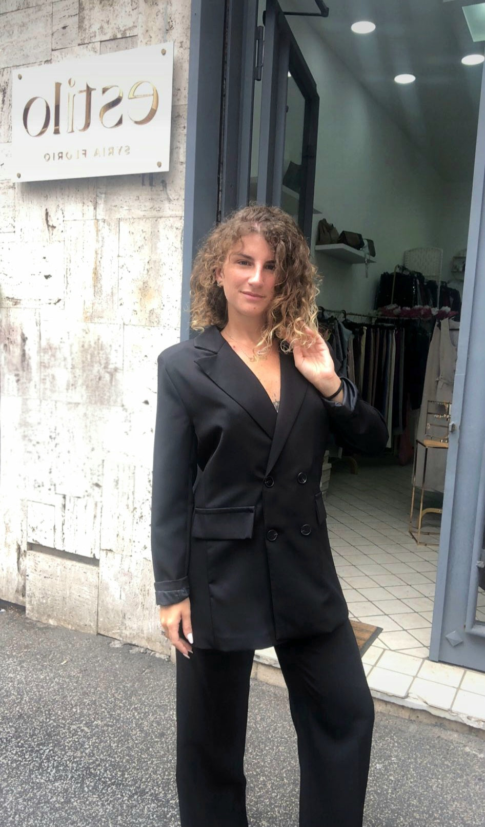 Double-breasted suit