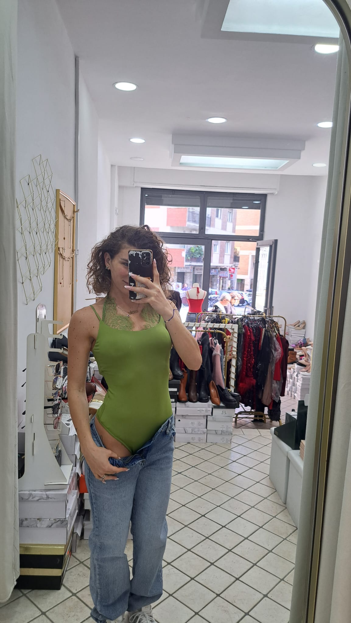 Body con dettaglio merlettato