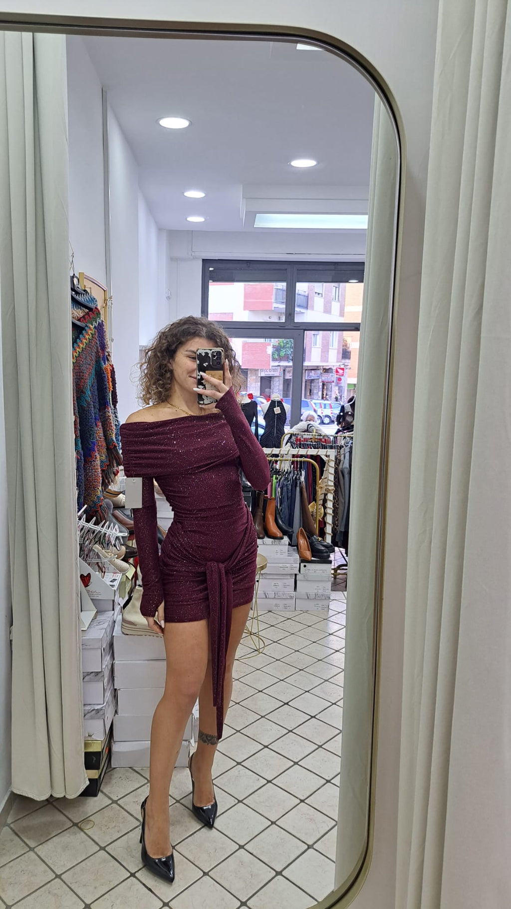 Vestito brillantinato