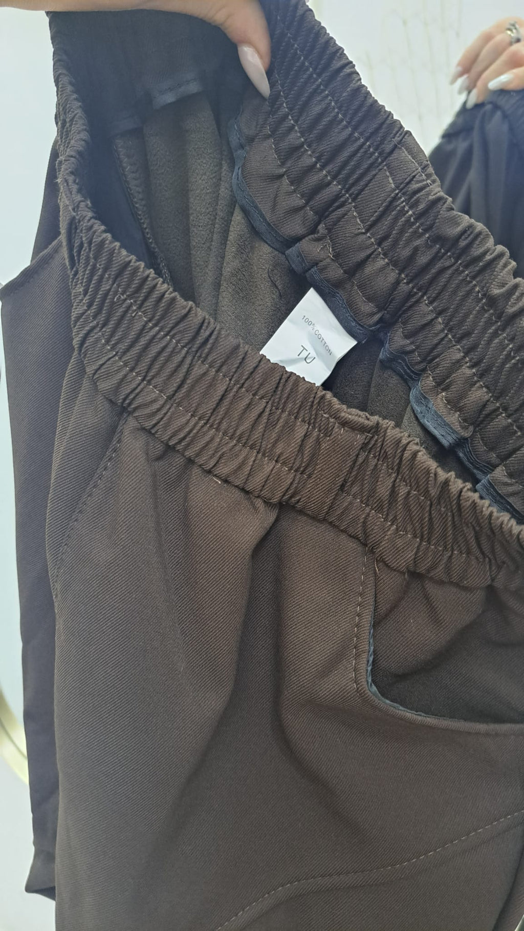 Pantalone Cargo felpato
