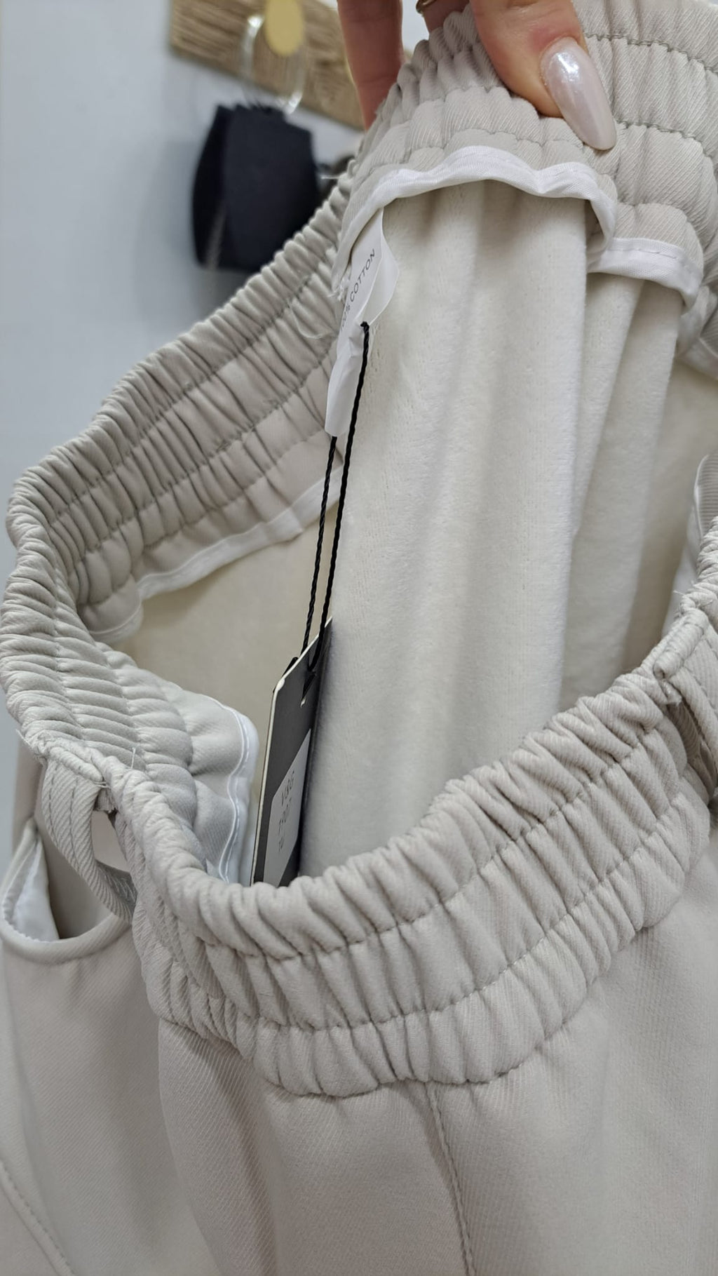 Pantalone Cargo felpato