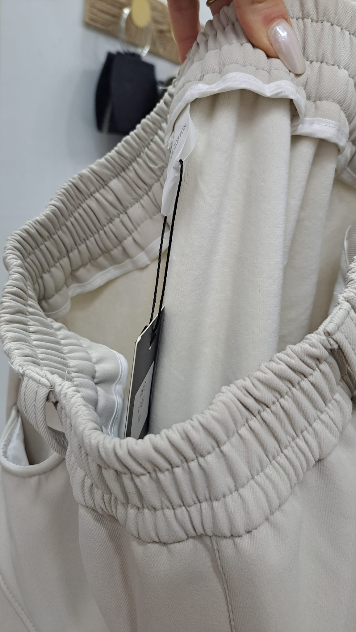 Pantalone Cargo felpato